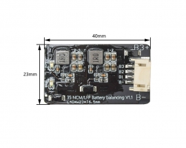 Lithium Battery Charging Controller Active Equalizer Energy Transfer Board for 3pcs Ternary Polymer Lithium Battery